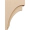Ekena Millwork 11"W x 22"D x 33"H Classic Rivera Rough Cedar Woodgrain TimberThane Corbel, Primed Tan CORUR11X22X33RIVRCPR - alternate 3